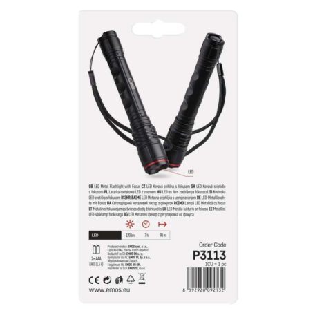 EMOS LED elemlámpa fókuszálható 120lm