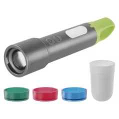 EMOS LED tölthető fém zseblámpa 600 lm, 1 200 mAh