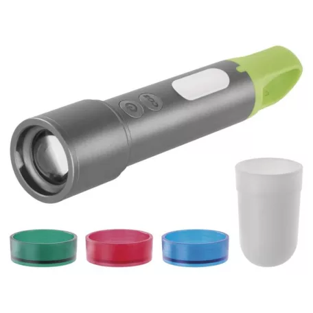 EMOS LED tölthető fém zseblámpa 600 lm, 1 200 mAh