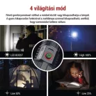 EMOS LED tölthető fém zseblámpa 300 lm, 700 mAh