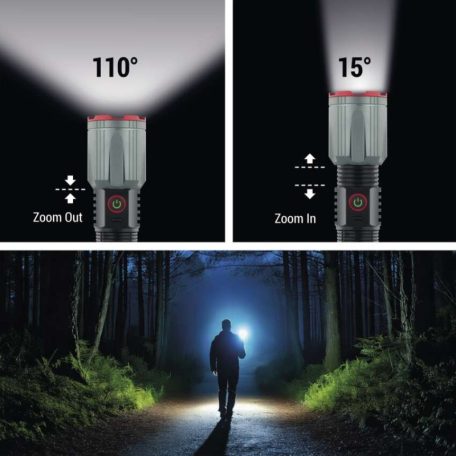 EMOS LED tölthető fém zseblámpa 1200 lm, 2200 mAh