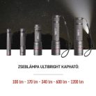 EMOS ULTIBRIGHT 60 CREE LED fém zseblámpa, 170lm