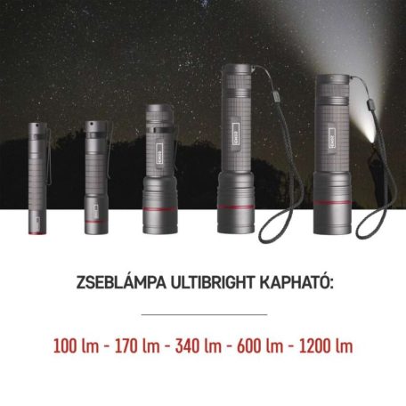 EMOS ULTIBRIGHT 60 CREE LED fém zseblámpa, 170lm