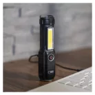 LED-es újratölthető műanyag zseblámpa P3214, 150 lm