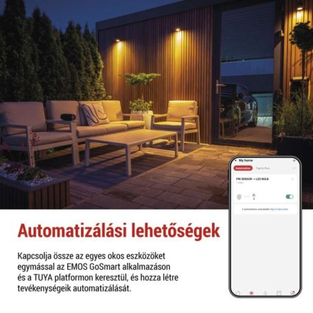 GoSmart PIR érzékelő (mozgásérzékelő) éjjeli fénnyel, WiFi