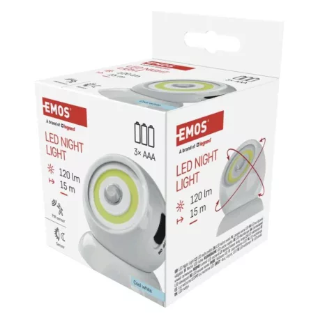 EMOS LED éjjeli fény mozgásérzékelővel