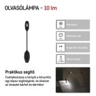 EMOS LED olvasólámpa csiptethető 10lm