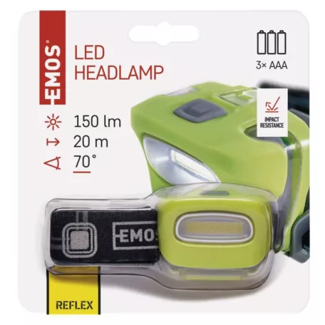 EMOS COB LED Fejlámpa 2w 150lm