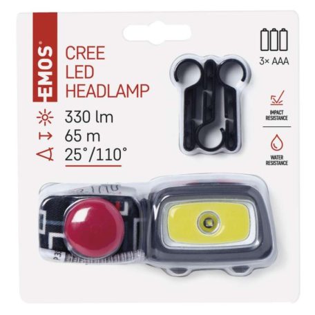 EMOS CREE+COB LED Fejlámpa 330 lm