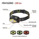 EMOS COB LED Fejlámpa 3W 220lm