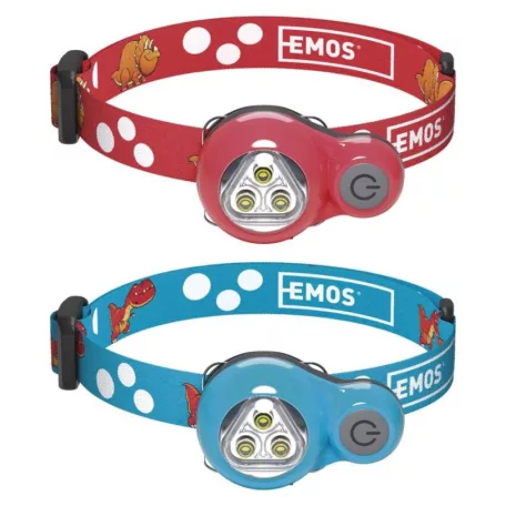 EMOS FEJLÁMPA 3x LED 2x CR2032, 8 db, display box