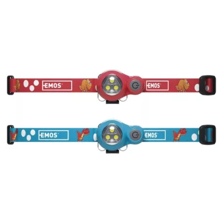 EMOS FEJLÁMPA 3x LED 2x CR2032, 8 db, display box