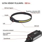 EMOS CREE LED Fejlámpa tölthető 380 lm, Li-Pol 1200 mAh