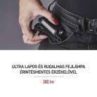 EMOS CREE LED Fejlámpa tölthető 380 lm, Li-Pol 1200 mAh