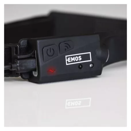 EMOS CREE LED Fejlámpa tölthető 380 lm, Li-Pol 1200 mAh
