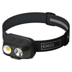   EMOS COB LED Fejlámpa tölthető P3542, 500lm, 130m, Li-pol 1200mAh