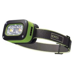   EMOS LED Fejlámpa tölthető P3545, 175 lm, 50 m, Li-pol 800 mAh