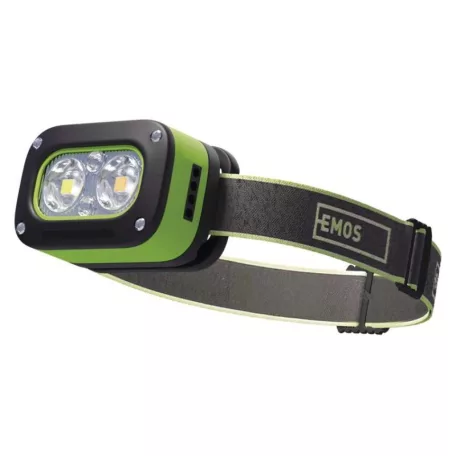 EMOS LED Fejlámpa tölthető P3545, 175 lm, 50 m, Li-pol 800 mAh