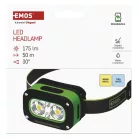 EMOS LED Fejlámpa tölthető P3545, 175 lm, 50 m, Li-pol 800 mAh