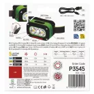 EMOS LED Fejlámpa tölthető P3545, 175 lm, 50 m, Li-pol 800 mAh