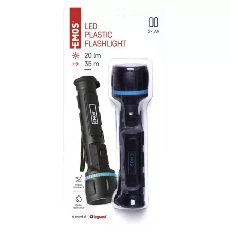 EMOS LED zseblámpa 20lm 2xAA