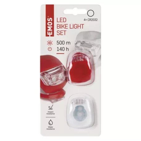 EMOS LED Kerékpárlámpa szett 10lm