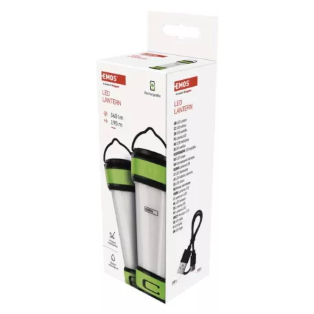 SMD LED+LED kempinglámpa P4009, 360 lm, Li-Pol 4000 mAh