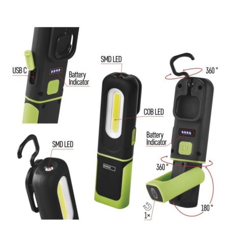 EMOS AKKUMULÁTOROS LED LÁMPA P4537, 330 lm, 1200mAh