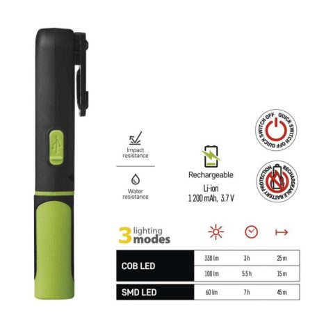 EMOS AKKUMULÁTOROS LED LÁMPA P4537, 330 lm, 1200mAh