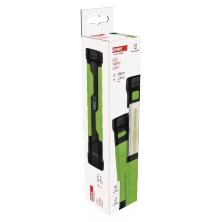 COB LED újratölthető zseblámpa P4541, 450 lm, 2000 mAh