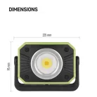 EMOS Akkumulátoros COB LED lámpa 900lm