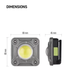 EMOS Akkumulátoros COB LED lámpa 1200lm