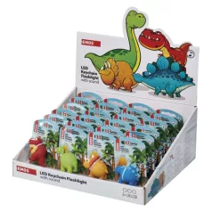   EMOS LED kulcstartó lámpa (dinoszauruszok) 24db, display box