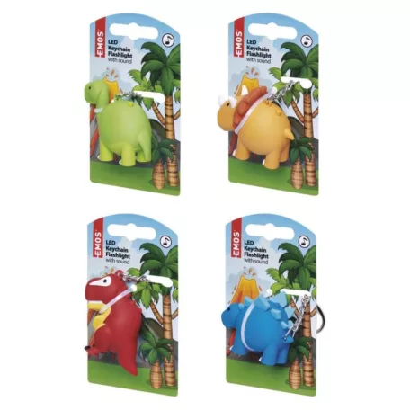 EMOS LED kulcstartó lámpa (dinoszauruszok) 24db, display box