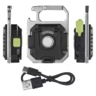 Újratölthető mini LED-es zseblámpa - kulcstartó, 750 lm, kínáló dobozban