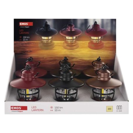 COB LED lámpa 150 lm, 3× AAA, 6 db