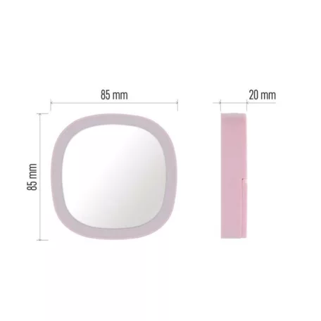 Hordozható sminktükör LED fénnyel 10db, display box
