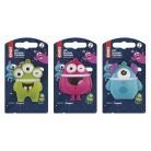 LED kulcstartó - hangos szörnyek, 18 db, display box