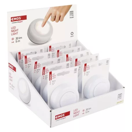 EMOS LED éjjeli fény 4LED 3× AAA 10 db, display box