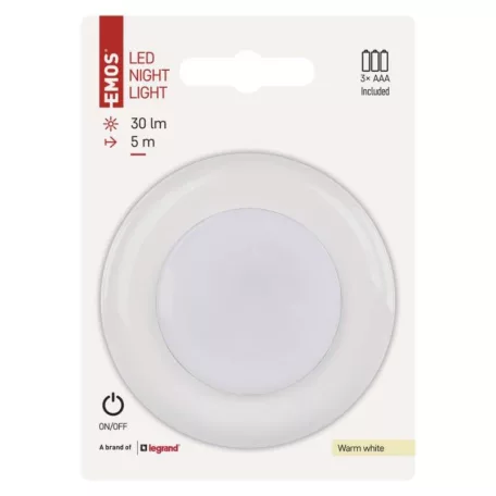 EMOS LED éjjeli fény 4LED 3× AAA 10 db, display box