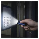 Újratölthető mini LED-es zseblámpa - kulcstartó, 100 lm, kínáló dobozban