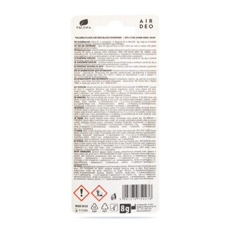 Illatosító - Paloma EMO Plush BLACK DIAMOND