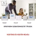 Programozható vezetékes OpenTherm szobatermosztát P5606OT
