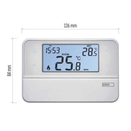 Programozható vezetékes OpenTherm szobatermosztát P5606OT