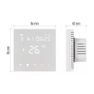 GoSmart Programozható vezetékes termosztát padlófűtéshez WiFi-vel P56201UF