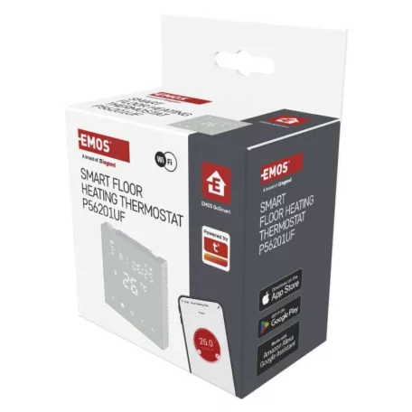 GoSmart Programozható vezetékes termosztát padlófűtéshez WiFi-vel P56201UF
