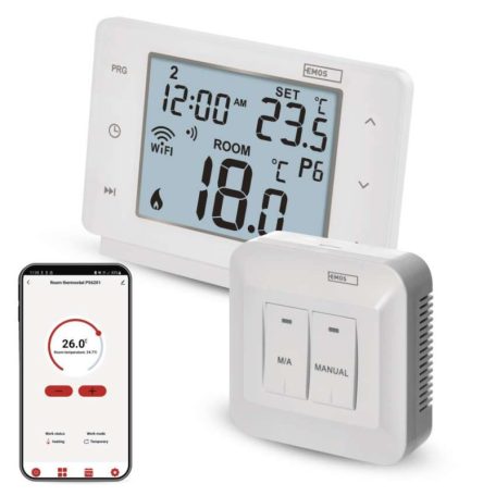 GoSmart Programozható vezeték nélküli szobatermosztát WiFi-vel P56211