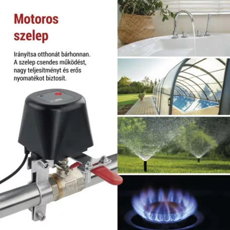 GoSmart Motoros víz/gáz szelepzár P5640S ZigBee
