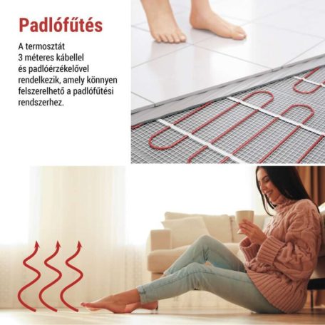 Programozható vezetékes OpenTherm szobatermosztát P56A01