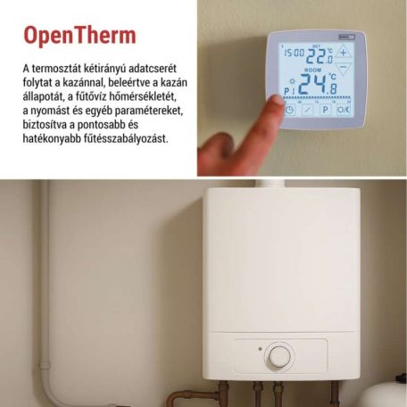 Programozható vezetékes OpenTherm szobatermosztát P56A02
